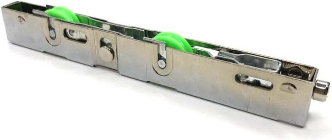 AZRAYAPI Pvc Pimapen Sürme Sürgülü Kapı Tekeri Çelik Gövde Yeşil Sürme Tekeri (2 Adet)