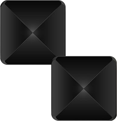 Kinetic Desk Flip Spinning Stress Relieve Metal Finger Decompression Toy - 2 Pack Black
