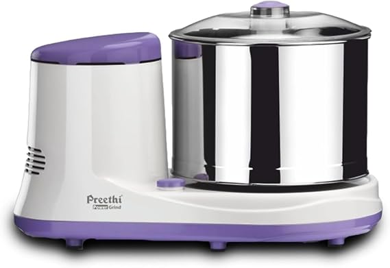 Preethii Power Grind WG-907 Tabletop 2 Liter Wet Grinder Indian Plug