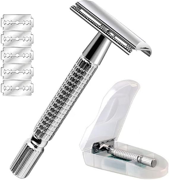 Valkyrie Manual Traditional Shaving Tool Machine 5 Razors with Stainless Steel Box