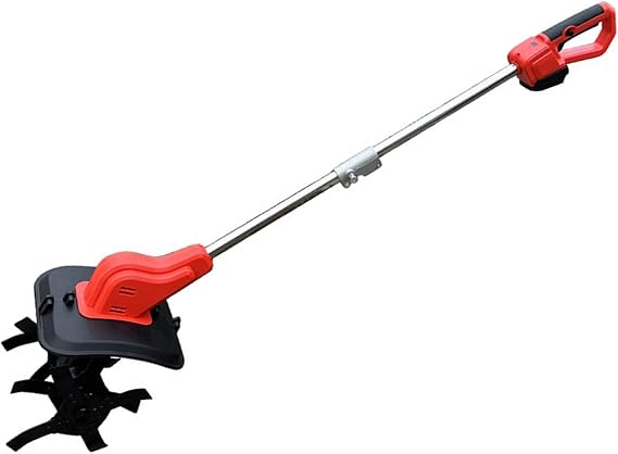 Electric Tiller Cultivator Electric Garden Rototiller Gardening Machine and Equipment for Lawn, Yard, and Grass