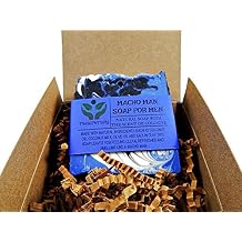 Macho Man Soap For Men  In Box Handmade With Natural Ingredients Like Coconut Oil and Kaolin Clay