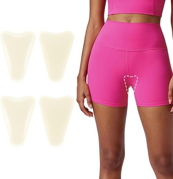 Reusable Waterproof Camel Toe Concealer, No-Underwear Silicone Cover for Women, 4-Pack