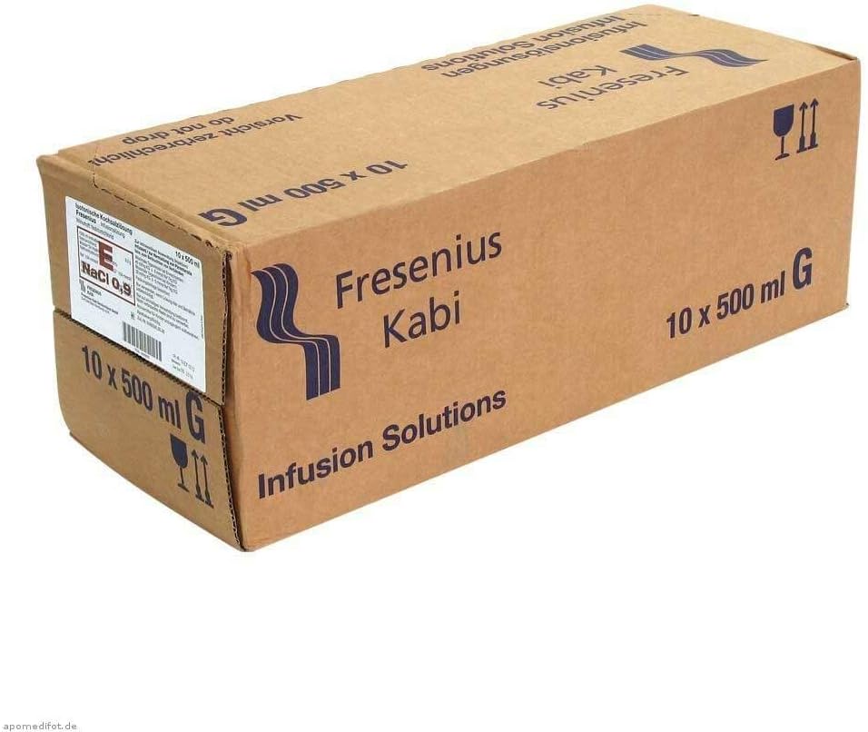 KOCHSALZLÖSUNG 09% Glasfl.Fresenius 10X500 ml