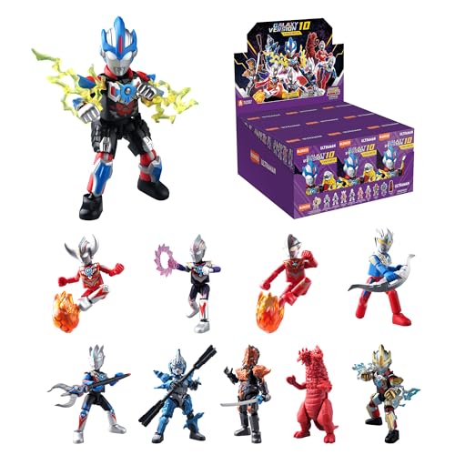 BLOKEES Ultraman | Galaxy Version 9pc PDQ Wave 10 | A Space Drifter | Model Kits | Ages 9