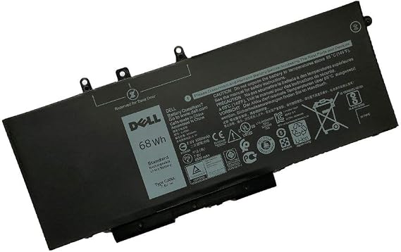 DELL GJKNX 7.6V 68Wh Battery for Dell Latitude 5480 5580 5280 5288 5488 5590 5591 5490 5491 5495 E5480 E5580 E5590 Precision 15 3520 3530 GD1JP 0GD1JP DY9NT 0DY9NT 5YHR4 451-BBZG FPT1C KCM82 MT31P