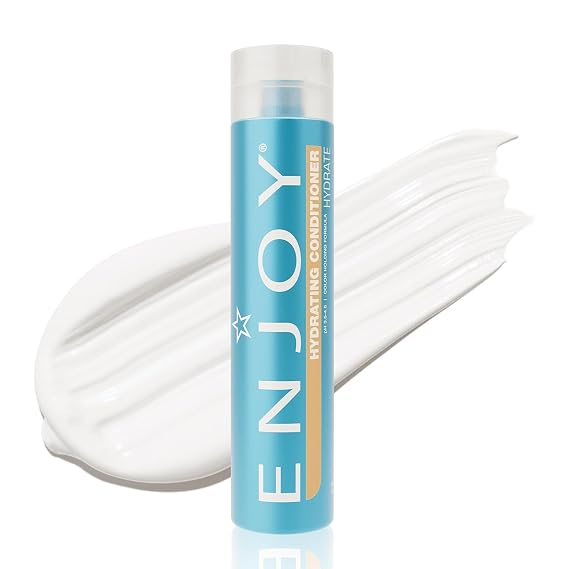 Enjoy Hydrating Conditioner - Daily Moisturizing Conditioner for Softness & Shine - Lightweight Formula for All Hair Types - Detangles, Smooths & Enhances Manageability 10 Fl Oz