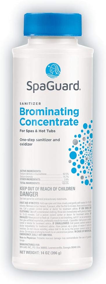 SpaGuard Brominating Concentrate for Spas & Hot Tubs, 14 oz, Single Pack