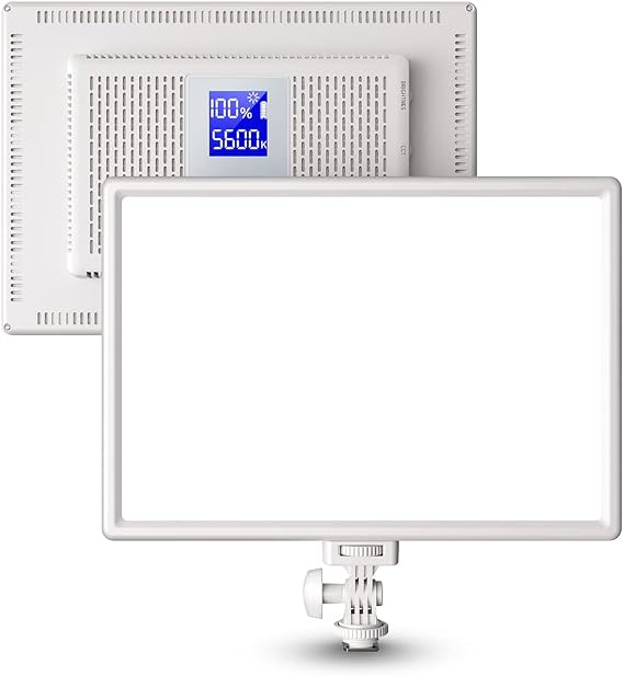 RALENO 13" White LED Video Soft Light Panel with Built-in 8000mAh Battery