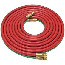 Uniweld H32A Oxyacetylene Twin Welding Hose, 12.5-Feet X 3/16-Inch