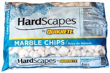 Quikrete 1175-00 Hardscapes Marble Chips, White, 0.5 Cu.ft.