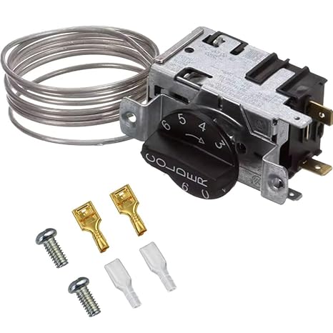 Upgraded 988284 Refrigerator Thermostat Temperature Control Kit Compatible for True Refrigerators800382 077B6856 Freezer Thermostat, Fit for TSSU, TUC, TWT, TPP, GDM, GEM,TBB, TCM, TDD, TGU, TGW, TMC | Replaces 988284 800382 077B6856. Upgraded Freezer Thermostat Kit Fits True TSSU TUC TWT GDM GEM TBB TCM TDD TGU TGW TMC.