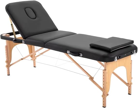 Professional Movable Folding Massage Bed Massage Portable Home Portable Bed Whole Bed Massage Bed Surgery Bed Massage Bed Whole Acupuncture Therapy Physical Therapy Beauty Bed Tattoo Bed 185*70cm C