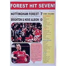 Nottingham Forest 7 Brighton 0-2025 Premier League - souvenir print