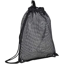 Eastsport Sport Lightweight Mesh Beach Bag Drawstring Sackpack Backpack for Travel, Gym, College, Shopping