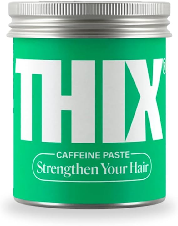 THIX Caffeine Styling Paste | Featured in GQ Magazine for Thicker, Fuller Hair | Stimulates Hair Growth with Proteins & Vitamins - 100ml