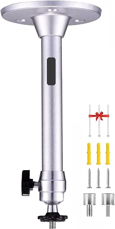 2-Be-Best Mini Projector Mount Projector Ceiling Mount 360 Adjustable Projectors Wall Mount Rotation Compatible with TMY HAPPRUN AuKing ELEPHAS HOMPOW ClokoWe Projectors