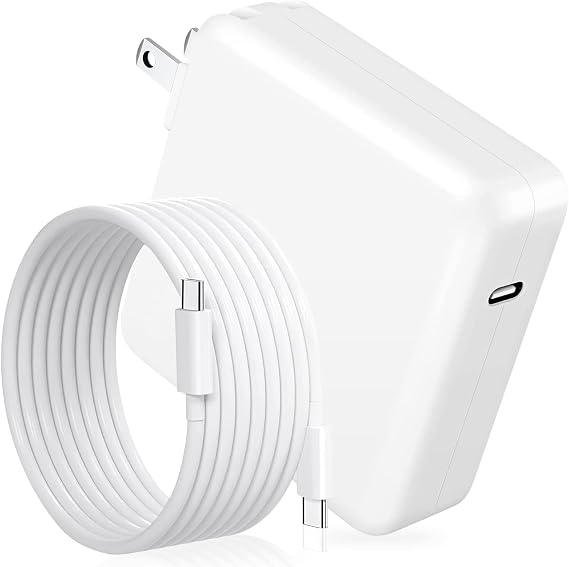 Mac Book Pro Charger - 118W USB C Fast Charger Power Adapter Compatible with MacBook Pro & MacBook Air 13, 14, 15, 16 inch, M1 M2 M3 M4 M5, New ipad Pro and All USB C Device, 6.6ft Charge Cable