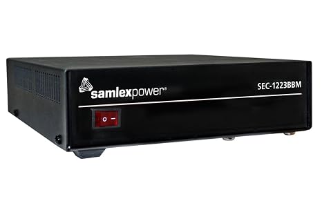 SAMLEX SEC-1223BBM 1 Output, 13.8 VDC, 23 AMP, Bench Power Supply, Fixed