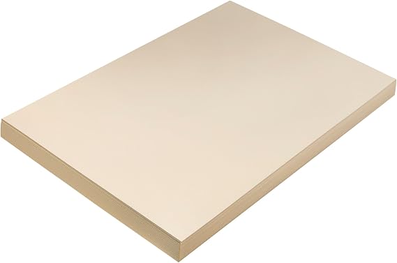 Pacon PAC5114 Tagboard, Heavyweight, 12" x 18", Manila, 100 Sheets