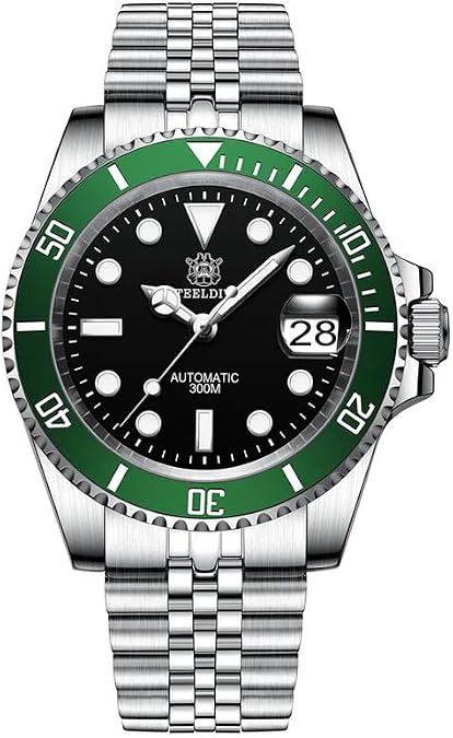 Steeldive Men's Automatic Watch SD1953 Stainless Steel NH35 Movement 300m Diving Watches
