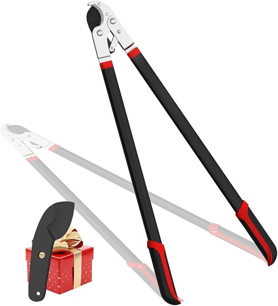 GARTOL Heavy-Duty Anvil Lopper, 29" Tree Pruning Shears, with a Spare SK5 Steel Blade, Compound Action for Effortless Cutting 2 Branch, Ergonomic Non-Slip Handles, Durable Garden Branch Cutter