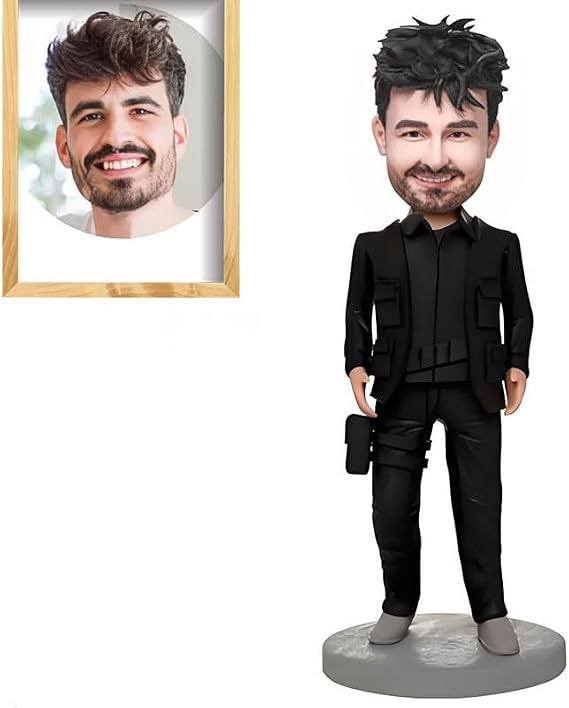 Custom Bobblehead from Photo 6-9 Inch Personalized Handmade Figurine Gift