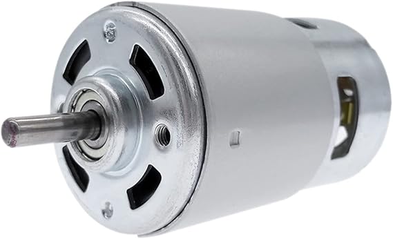 DC Motor RS 775 Motor D C 12V 24V Double Ball Bearing 3000rpm4500rpm6000rpm8500rpm10000rpm RS775 Large Torque Low Noise : 8500rpm, Voltage : 12V (Color : 12v, Size : 6000rpm)