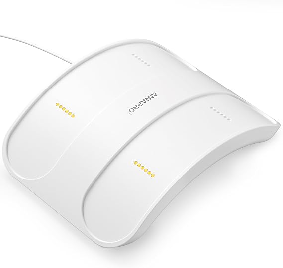 ANNAPRO CS1 Charging Station for P1 Battery, 20W Fast Charging for Two P1 Batteries, Magnetic Charging
