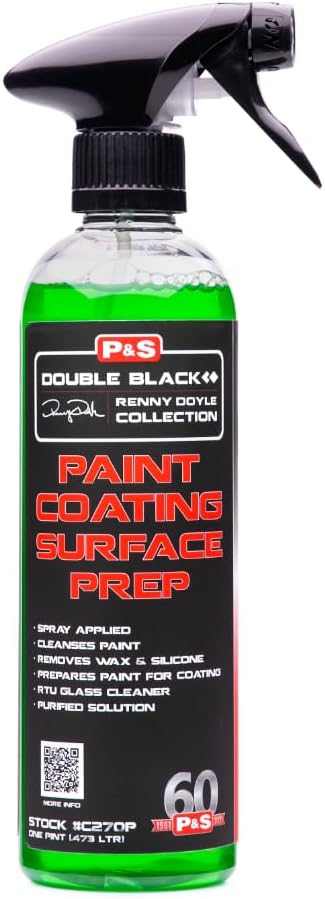 P & S PROFESSIONAL DETAIL PRODUCTS Paint Surface Prep for Coatings, Removes Waxes & Silicones, Ensures Bonding Use After Paint Correction - 1 Pint, Spray