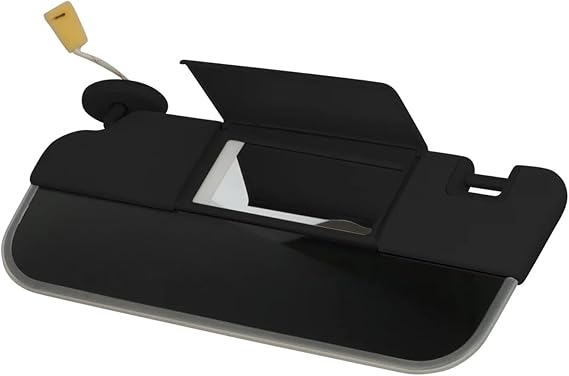 Car Sunshade Sun Visor with Light Mirror Compatible for Geely Monjaro Manjaro 2022 2023 Xingyue L Kx11 Left Right Side Shadow Sunglasses(Black Left)