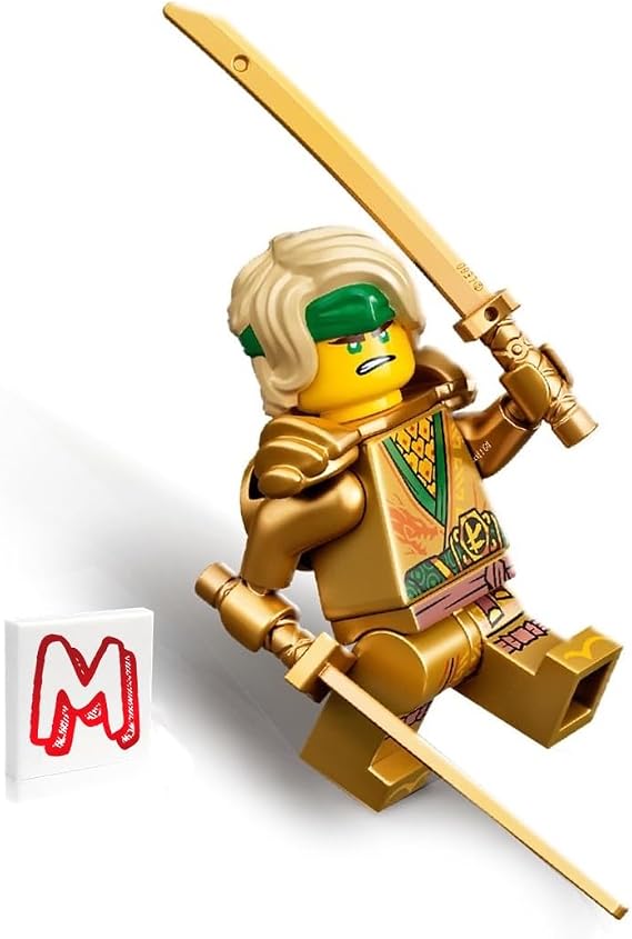LEGO NINJAGO Legacy Minifigure - Lloyd (Golden Ninja) with Dual Swords