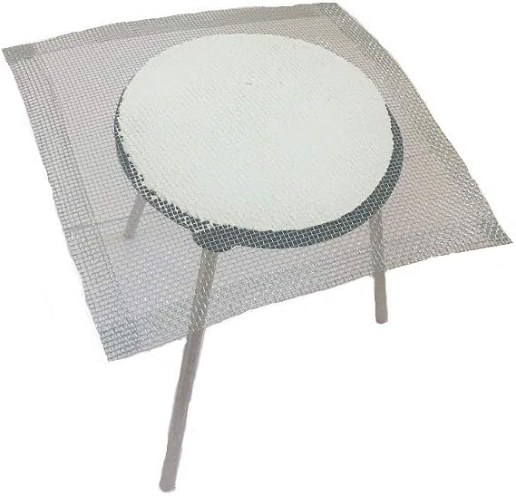 Lab Bunsen Burner Tripod Stand with Mesh Screen 6'' & 6'' Removable Legs