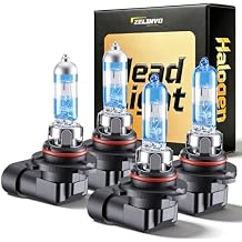 High Beam Low Beam Fit For Toyota Camry 2000 2001 2002 2003 2004 2005 2006 Halogen Headlight Bulb Replacement, White Light Headlamp Bulb High Performance, 4 Pcs