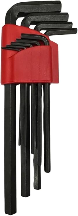 180 MM Uzun Alyan TakÄ±mÄ± 9 ParÃ§a DÃ¼z Alyan Seti Siyah Allen TakÄ±mÄ± Anahtar Seti Profesyonel Kalite DayanÄ±klÄ± Malzeme