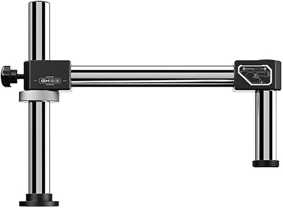 Space-Saving Stereo Microscope Boom Stand Double Flexible Arms with Smooth Rotation & Ergonomic Height Control Double Arm Microscope Boom Stand