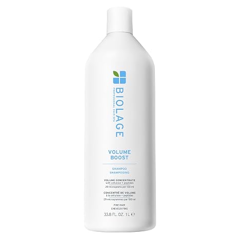 Biolage Volume Boost Shampoo For Fine Hair | Creates Lasting, Lightweight Volume, Root Lift & Shine, With Cellulose and Peptides, Vegan, Paraben and Silicone-Free