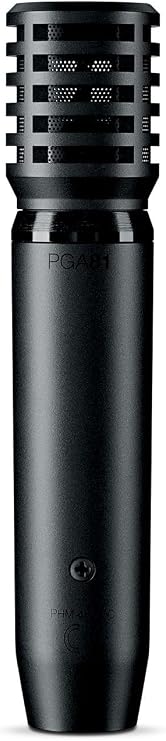 Shure PGA81 Condenser Microphone - with Cardioid Pick-up Pattern,Condenser Instrument Microphone, No Cable (PGA81-LC)