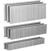 18 Gauge Stainless Steel 304 Brad Nails 900-Pack (3/4", 1-1/4", 2", 300 Pcs of Each Size), Assorted Size Project Pack, for Pneumatic, Electric Brad Nailers