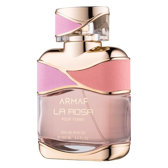 Armaf La Rosa Pour Femme Eau De Parfum 100ML For Her, Floral Fragrance, Perfume For Women, La Via