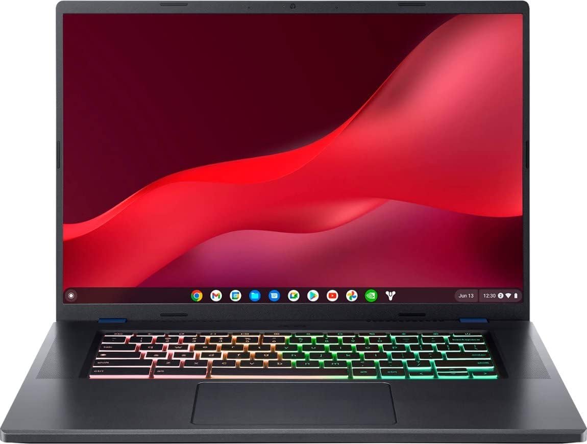 acer 2023 Chromebook 516 GE 16” WQXGA IPS Laptop 12-Core Intel Core i5-1240P Iris Xe Graphics 8GB LPDDR4 256GB NVMe SSD USB-C wDP WIFI AX RJ-45 BT Webcam HDMI2.1 RGB Backlit KB Chrome OS wRE USB