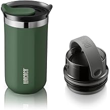 WACACO Octaroma & EXAFLOW Pour-Over Bundle - 10oz Vacuum Insulated Tumbler with Multi-Function Push-Button Lid