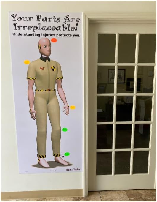 Large Injury Tracking Poster 30 x 70"