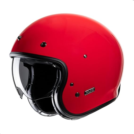 HJC V31 Men's Cruiser Motorcycle Helmet - Deep Red / Medium