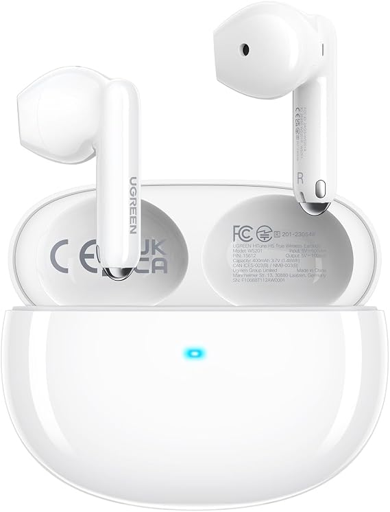 UGREEN HiTune H5 True Kablosuz Kulak İçi Kulaklık, Beyaz