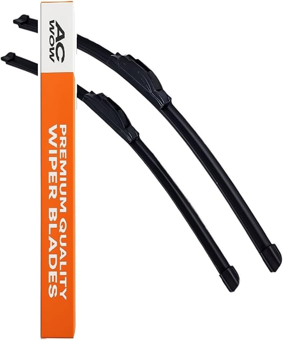 2x Front Windscreen Wiper Blades for Lexus IS (MK3) IS200t IS250 IS300 IS300h IS350 2013 2014 2015 2016 2017 2018 2019 2020 2021 2022 2023 2024 2025 2026 Windshield Wipers Exact Match Replacement Set