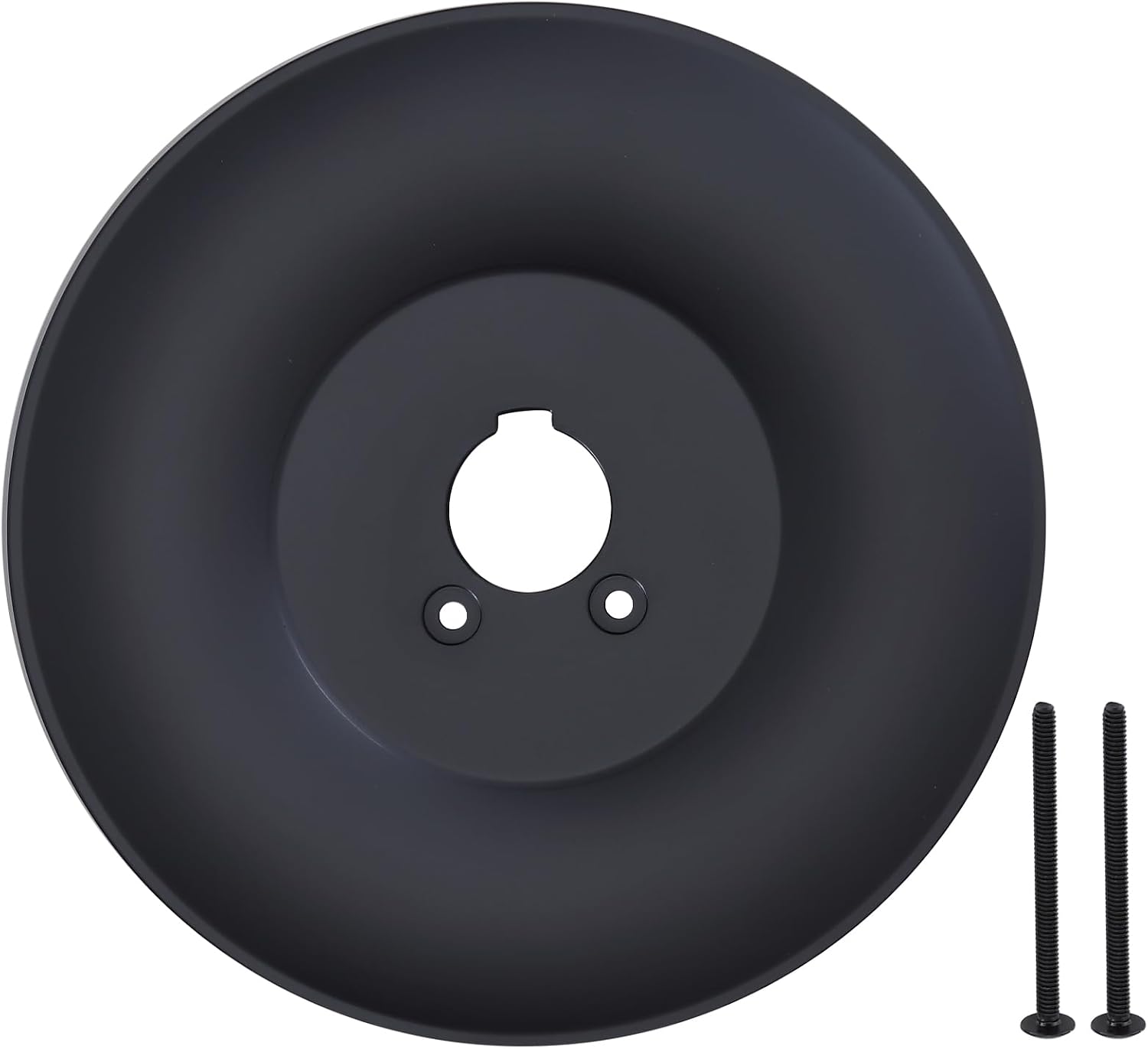Shower Escutcheon Plate for Moen 16090, Shower Replacement Parts for Moen Chateau Collection, Escutcheon Replacement Fits for Moen Chateau Collection One-Handle Tub and Shower Faucets Matte Black