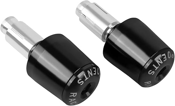 Universal Motorcycle Handlebar End Weights 7/8" 22mm Compatible with Ninja 400 650 1000 KLR 650 Z900 Z650 Z900RS ZX10R ZX6R ZX12R Z800 Z750 Z125 Z400 Z300 CNC Aluminum Bar End Plugs