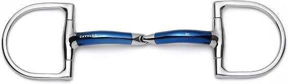 Hunter D-Ring Locking Single Joint Sweet Iron Snaffle Bit