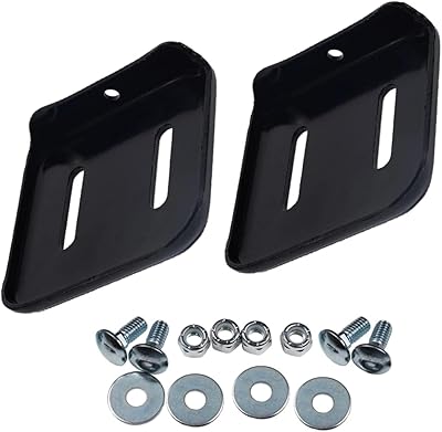 2 Pack 309016E701MA Height Adjuster Skid Shoes with Hardware 309016-853 Compatible with Briggs & Stratton Craftsman Murray Sears Snowblower 536887752 536887994 536887751 536887993 536887996